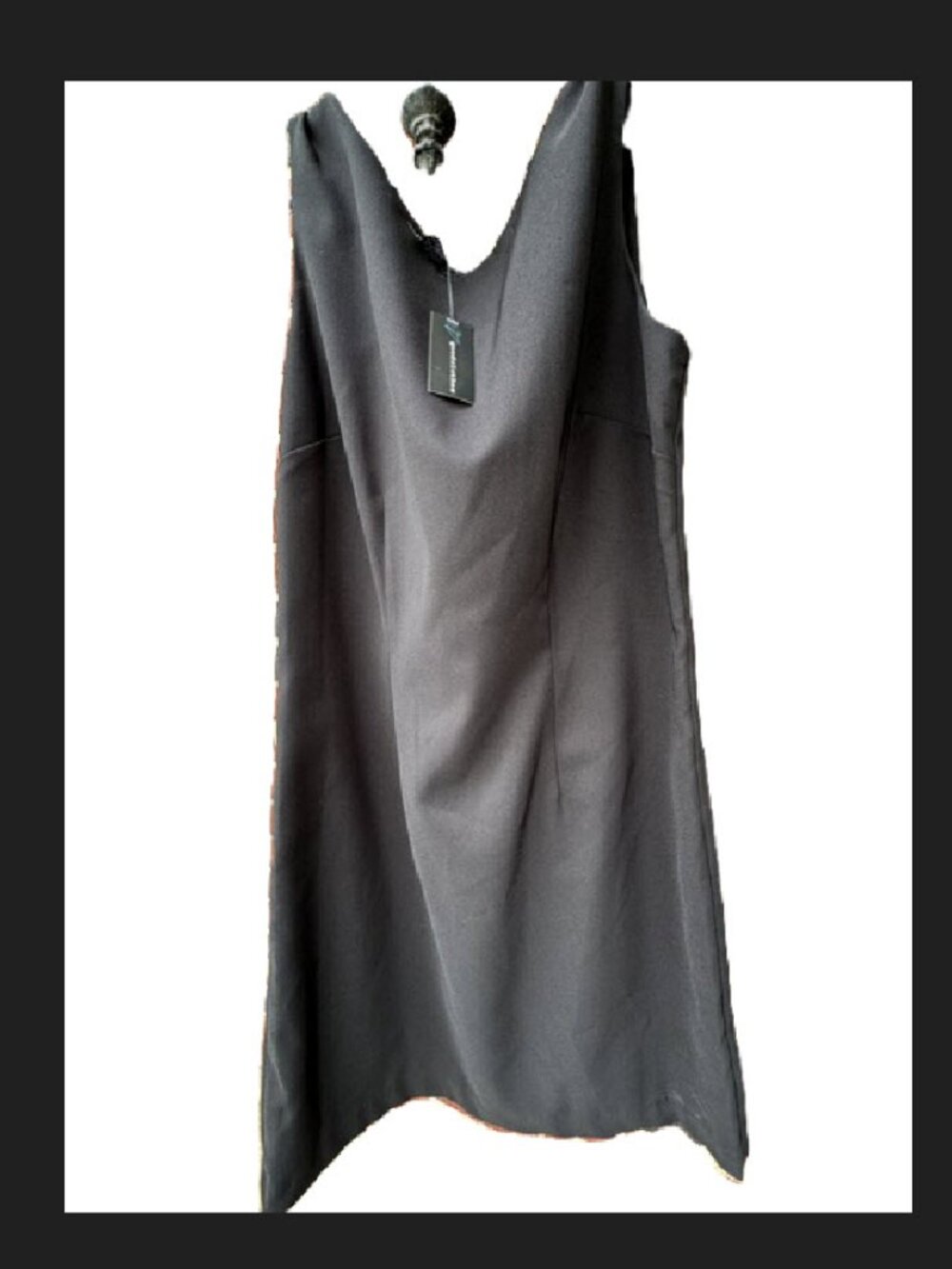 Ladies 'Goodclothes' Boat Neck Sleeveless Black Size 12 Dress NWT